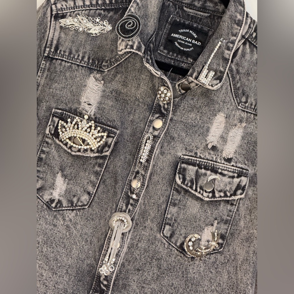 Custom distressed jacket - Picture 3 of 8
